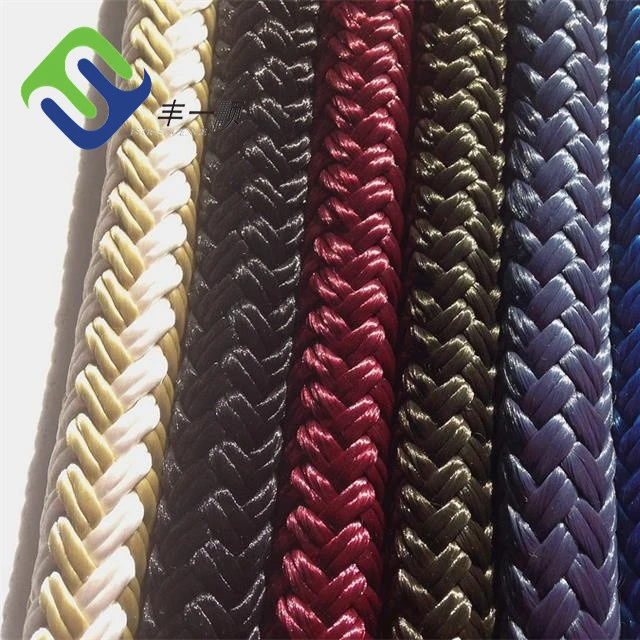 12mmx220m Double Braided Nylon Marine Anchor Rope / Docking Rope 4