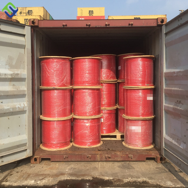 16mm 6 helai PET atau PP kombinasi taman bermain luar ruangan tali untuk memanjat jaring 17