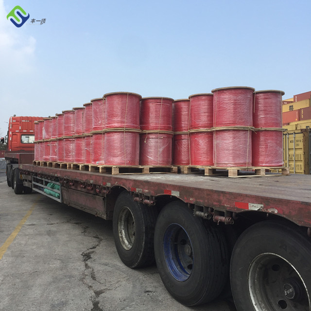 16mm 6 helai PET atau PP kombinasi taman bermain luar ruangan tali untuk memanjat jaring 18