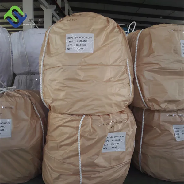 48mm 8 Strand Polypropylene Monofilament Rope Ship Mooring Rope 11