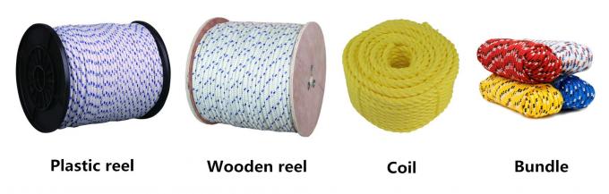 UHMWPE Fiber Mooring Rope 12 Strand 22mmx200m untuk penarik kapal 10
