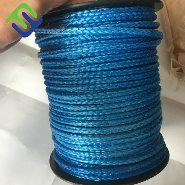 UHMWPE Fiber Mooring Rope 12 Strand 22mmx200m untuk penarik kapal 8