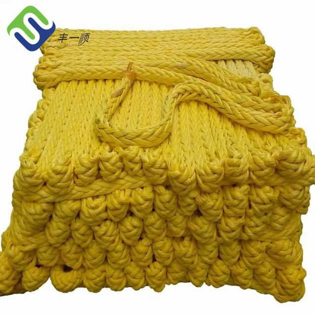 UHMWPE Fiber Mooring Rope 12 Strand 22mmx200m untuk penarik kapal 9