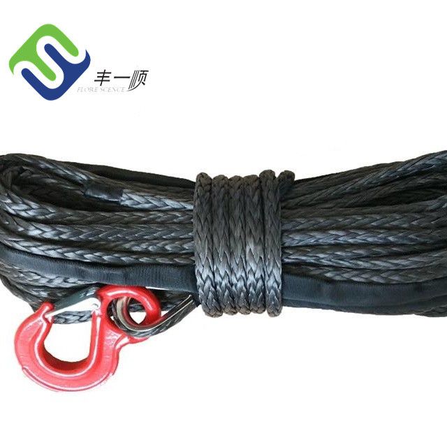 Kabel serat HMPE yang dipintal 12 untaian Kabel UHMWPE Kabel laut UHMWPE 17