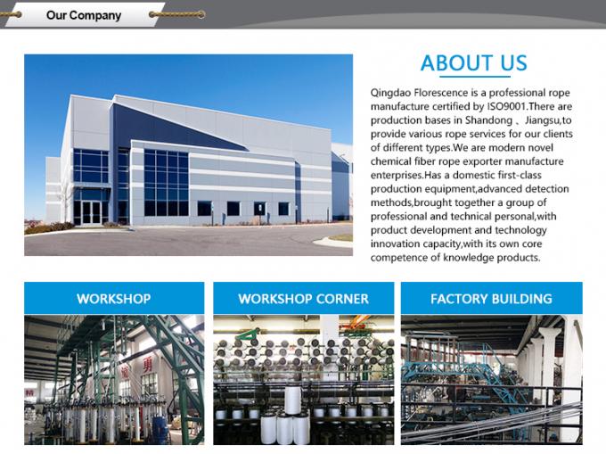 Tali nilon warna putih 32mm Diameter 3 Strand Twist Tali nilon laut 5