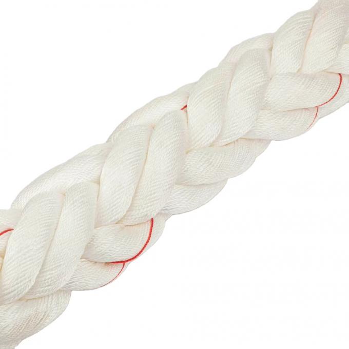 100% Kekuatan Tinggi Resistensi UV 40mm 8 12 Strand Dacron Polyester Multifilament Marine Mooring Rope 3