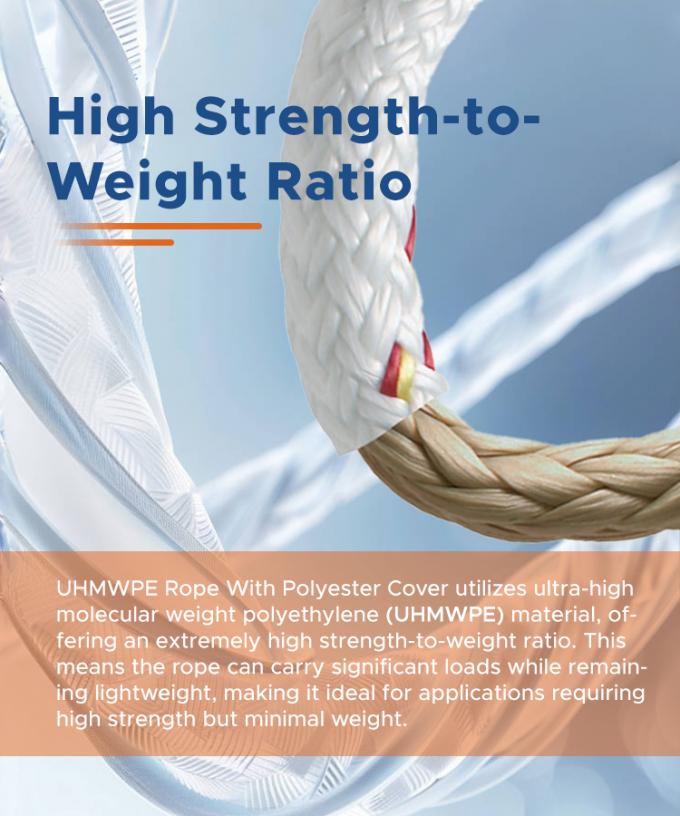 Jaket poliester bertekstur ganda dengan tali tarik Uhmwpe Marine 1