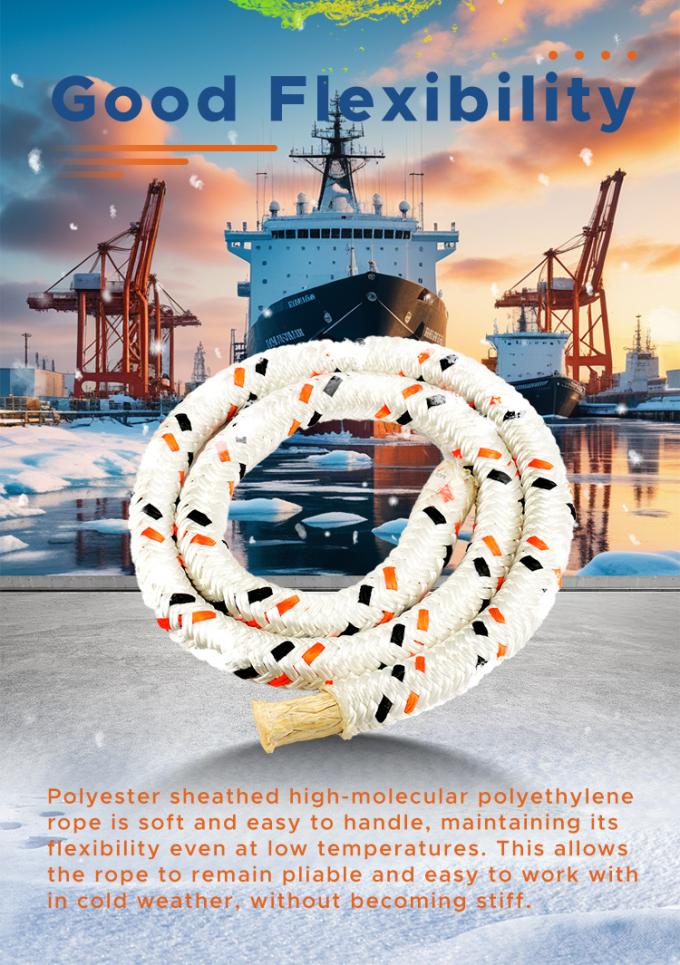 Jaket poliester bertekstur ganda dengan tali tarik Uhmwpe Marine 4