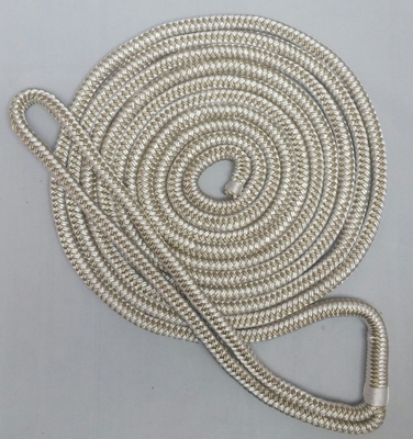 9mmx15ft Double Braded Nylon Dock Line Dengan Mata yang Dijalin