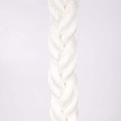 Putih Warna 12 Strand Polyester Mooring Tali Untuk Kapal