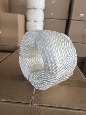 Tahan Tinggi 14mm Diameter Marine Grade 3 Strand Nylon Rope untuk Kapal dan Dock Lines