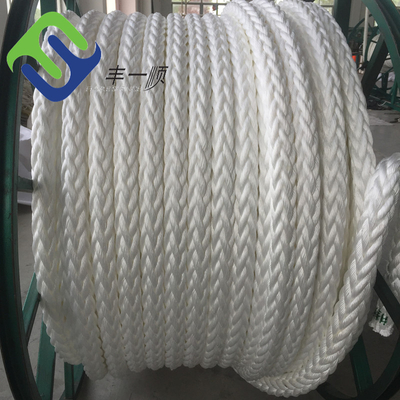 Mooring Nylon Mooring Line 48mmx220m Hawser 8 Strand Jalinan Yacht Rope