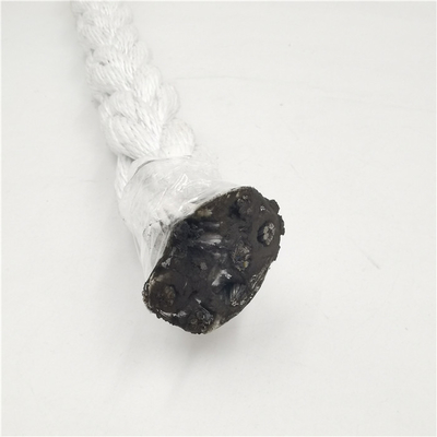 Tali Jaring Ikan Lepas Pantai 22mm PP Fiber Coated Galvanized Steel Core Wire Rope