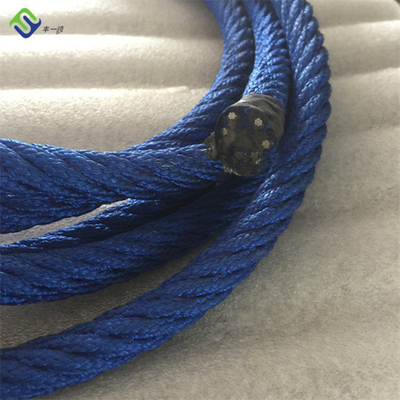 SGS Disetujui 16mm Playground Wire Rope 6 Strand Combination Wire Core Rope