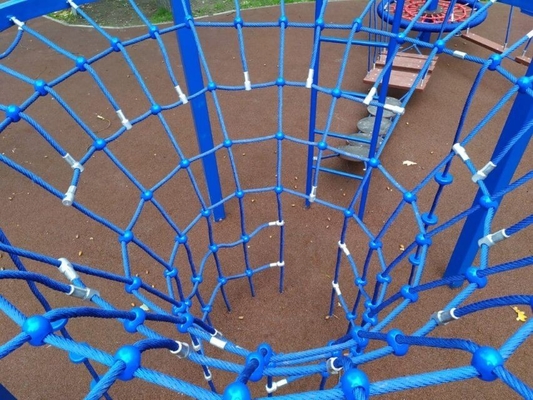Playground Rope Net T Shape Connector Dibuat dari Bahan Aluminium