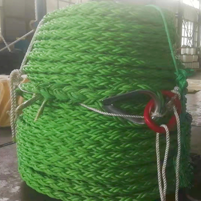 8 Strand PP Monofilament Combination Rope 1000M Per Roll Untuk Meletakkan Kapal Kabel