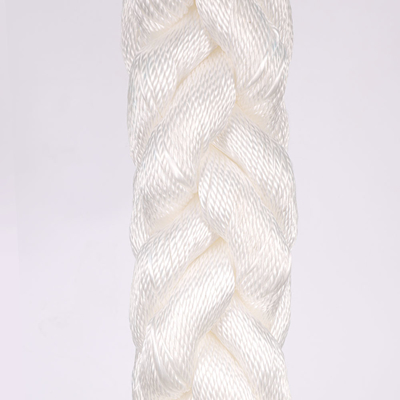 8 Strand Polyamide 100% Nylon Marine Mooring Hawser Rope Dengan Sertifikat ABS