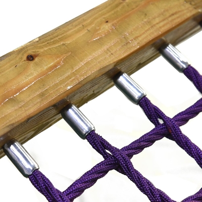 Outdoor Tree Swing 4 Strand Polyester Combination Rope Hammock 1.5 * 0.8m