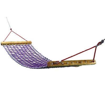Outdoor Tree Swing 4 Strand Polyester Combination Rope Hammock 1.5 * 0.8m