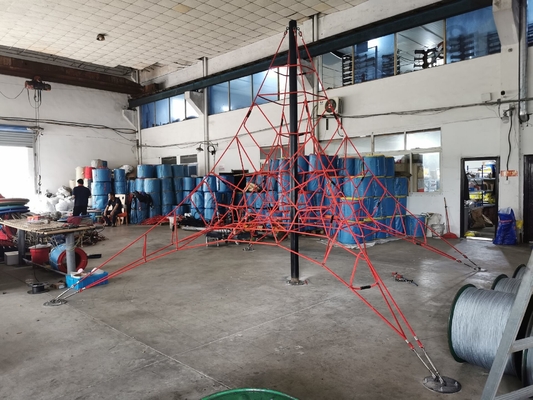 Playground Pyramid Climbing Net Spider Net Untuk Panjat Anak