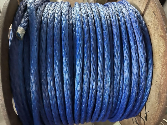Tali UHMWPE 12 Untaian HMPE Tali Untuk Pengangkutan Laut / Mooring / Menarik