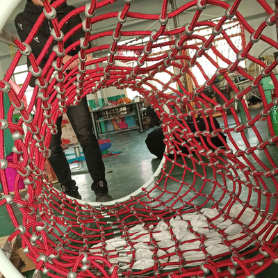 Taman Bermain Anak Cone Climbing Net Besar Untuk Taman Komersial