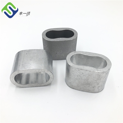 Pengikat Tali Konektor Tali Aluminium 16mm Untuk Peralatan Taman Bermain Luar Ruangan