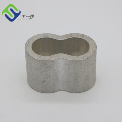 Pengikat Tali Konektor Tali Aluminium 16mm Untuk Peralatan Taman Bermain Luar Ruangan