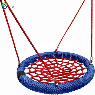 48" High Strength Outdoor Playground Polyester Bird's Nest Swing 120cm untuk halaman belakang