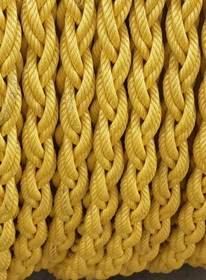 Polypropylene PP Kombinasi Tali 8 Strands Tali Marinir Dengan Inti Kawat Untuk Kapal Perahu
