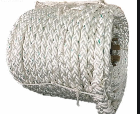 48mm-96mm 8 Strand PP Marine Rope Polypropylene Mooring Floating PP Towing Rope