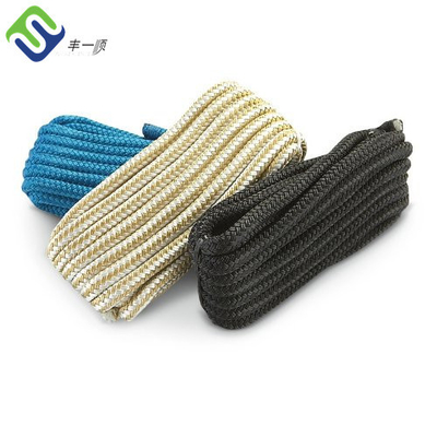 Multi Color Double Braided Nylon Sailing Boat Mooring Rope 6mm Untuk 50mm 1/4" Untuk 2"