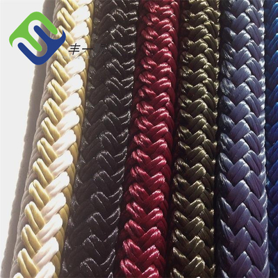 Multi Color Double Braided Nylon Sailing Boat Mooring Rope 6mm Untuk 50mm 1/4" Untuk 2"