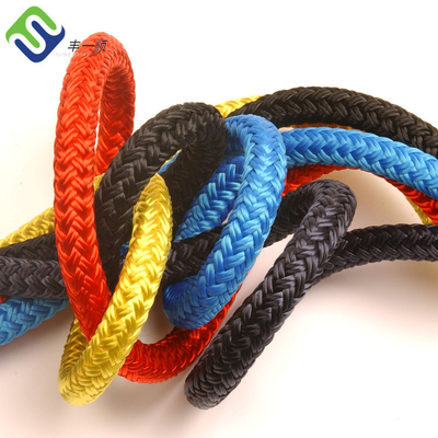Multi Color Double Braided Nylon Sailing Boat Mooring Rope 6mm Untuk 50mm 1/4" Untuk 2"