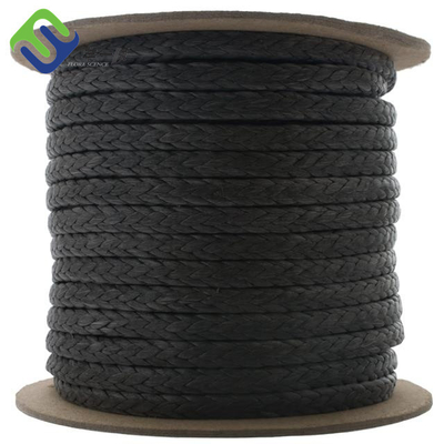 Perahu 12 Untai Tali UHMWPE Tali Derek UHMWPE Sintetis 18mm Untuk Kelautan