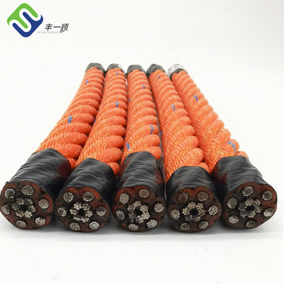 16mm Steel Wire Core Pp Polypropylene Combination Rope Untuk Industri Perikanan