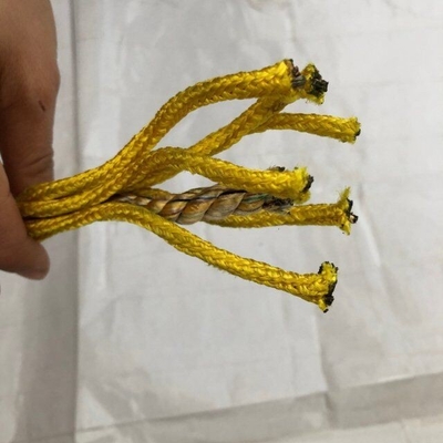 16mm 6 helai PET atau PP kombinasi taman bermain luar ruangan tali untuk memanjat jaring