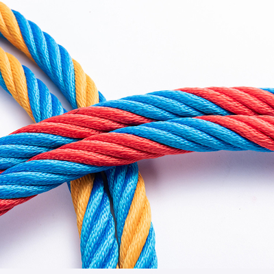 Polypropylene Polyester Nylon 6 Strand Kombinasi Tali Untuk Anak-anak ayunan Dan Jaring