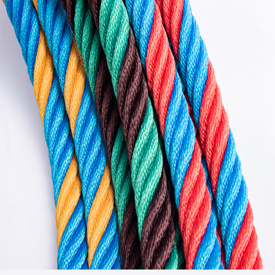 16mm 6 Strand PP Kombinasi Tali Dengan Steel Wire Core Untuk Mendaki Jaring