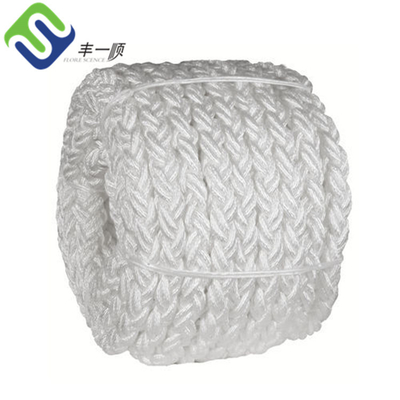 76mm 8 Strand Nylon Rope Polyamide Marine Rope Untuk Pabrik Kapal