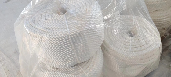 19mmx220m 3 Strand Twisted Nylon Marine Anchoring Rope dengan beban pemecahan tinggi