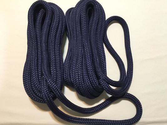 9mmx15ft Double Braded Nylon Dock Line Dengan Mata yang Dijalin