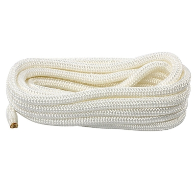 56mm High Strength Marine Supplies White Nylon Double Braided Rope