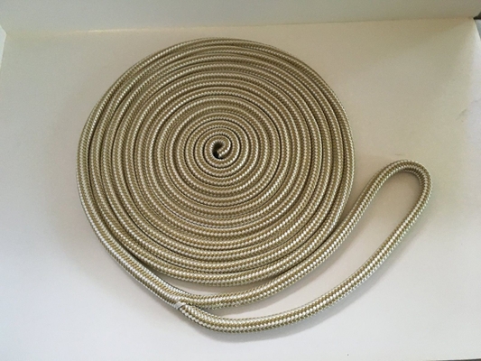 9mmx15ft Double Braded Nylon Dock Line Dengan Mata yang Dijalin