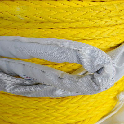 Kabel UHMWPE Terapung 40mm Kabel Marinir Menggantung 12 Strand Untuk Perahu