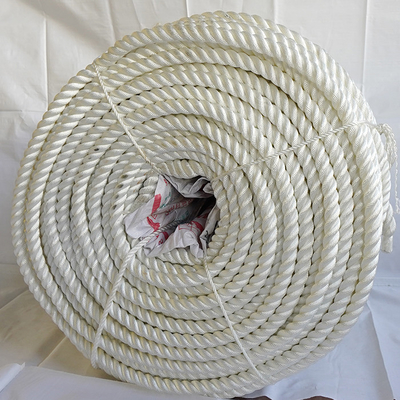 Marine Nylon Polyester 3 Strand Twisted Rope Fishing Dengan Jari atau Splice Untuk Yacht