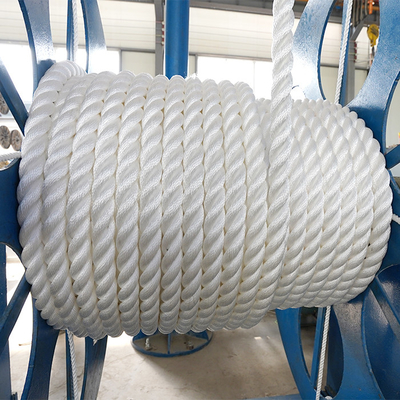 High Tensile 3 Strand Twisted Nylon Fiber Sailing Rope Polyamide Lifting Rope Nylon Marine Mooring Rope