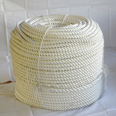 High Tensile 3 Strand Twisted Nylon Fiber Sailing Rope Polyamide Lifting Rope Nylon Marine Mooring Rope