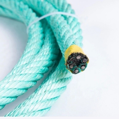6 Strand PP Kombinasi Tali 6x19 iwrc/fc 18mm/20mm Dengan Warna Disesuaikan