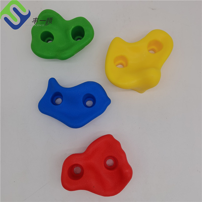 Multicolor Plastic Climbing Grip Untuk Anak-anak Taman bermain Menekuk Dinding